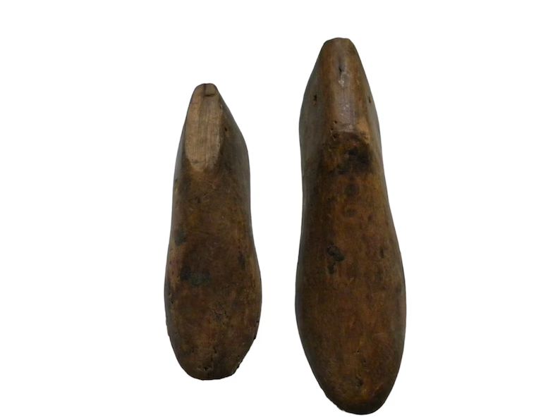 2 Antique Wood Child's Shoe Forms Wooden Shoe Forms Primitive Shoe Forms - Etsy | Etsy (US)