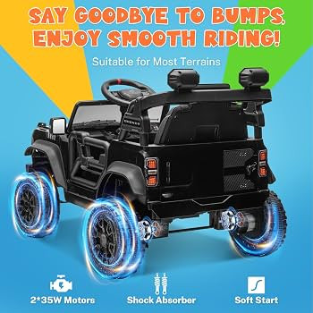 ENYOPRO 12V Licensed Ford Bronco Raptor Ride On Truck Car for Kids, Electric Play Car Ride-On Toy... | Amazon (US)