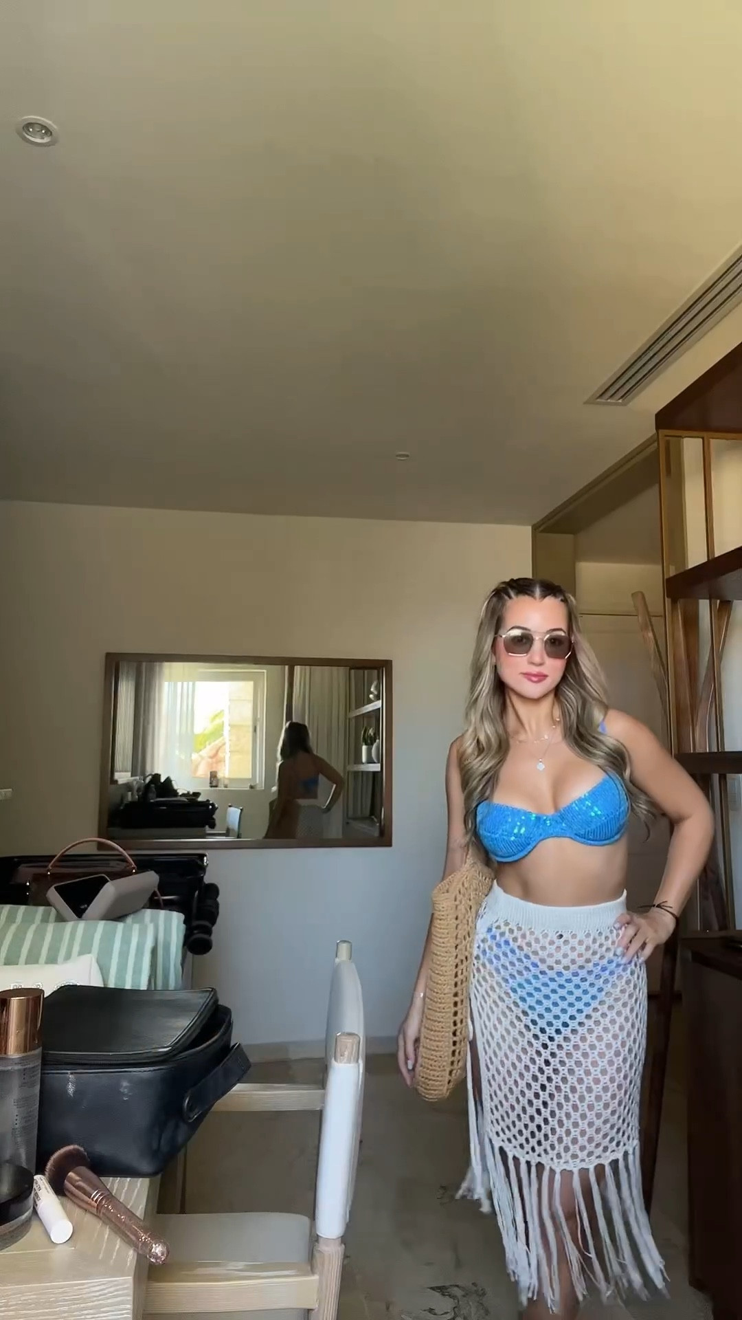 Wearing a size small in top & bottom 💙

#LTKswim #LTKtravel #LTKstyletip