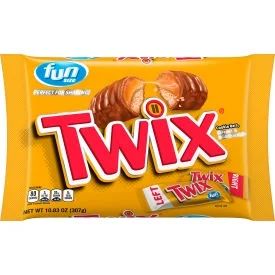 Twix Fun Size Caramel Cookie Chocolate Bars - 10.83 oz Bag | Walmart (US)