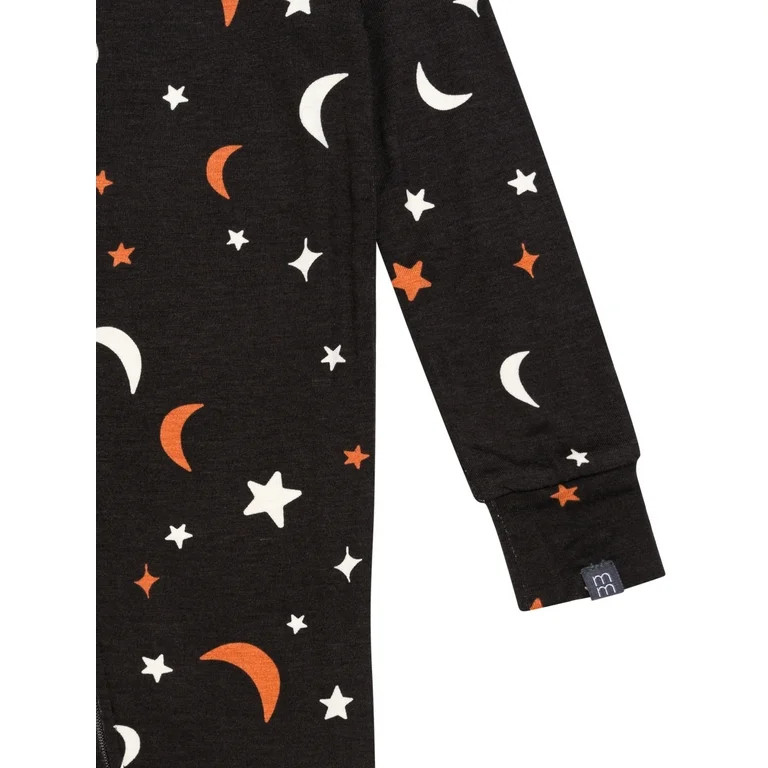 Modern Moments by Gerber Baby and Toddler Neutral Halloween One-Piece Pajama, Newborn - 5T | Walmart (US)