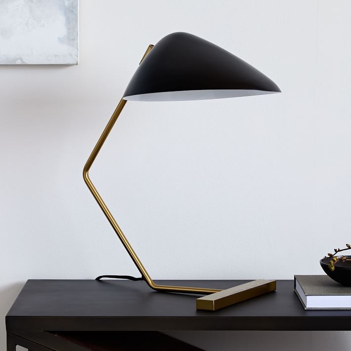 Curvilinear Mid-Century Table Lamp | West Elm (US)