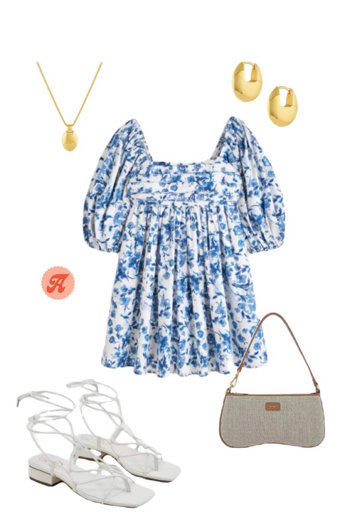 how cute is this Abercrombie dress! Would be so cute for brunch or a winery tour! 🤩

Tags: dress, strappy heels, shoulder bag, blue, waterproof gold jewelry, amazon, Abercrombie 

#LTKshoecrush #LTKFind #LTKstyletip