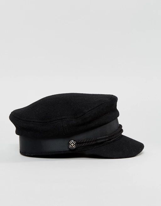 ASOS High Crown Wool Baker Boy Hat | ASOS UK