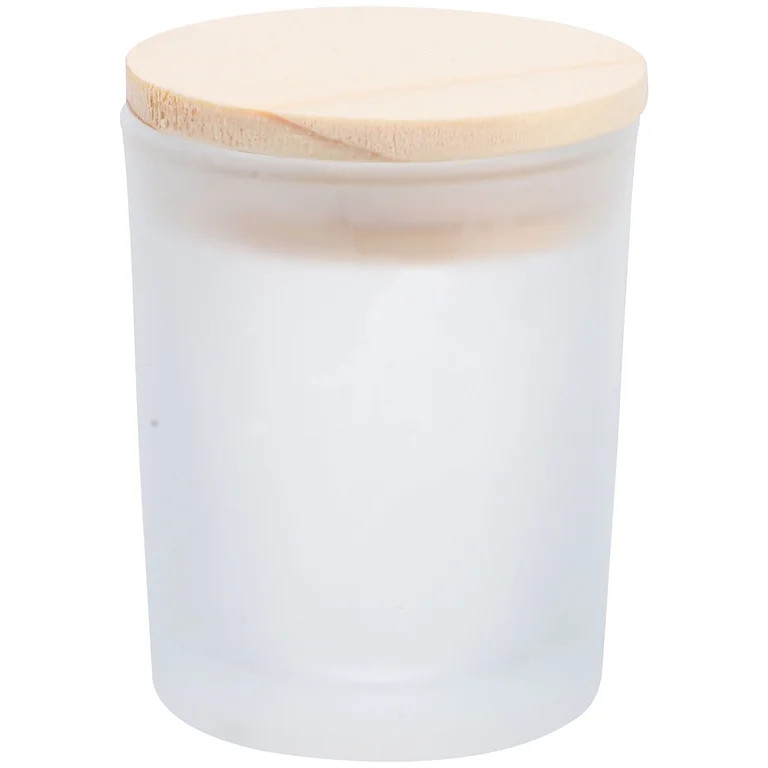 Empty Candle Container Glass Candle Jar Candle Making Jar with Lid Candle Holder | Walmart (US)