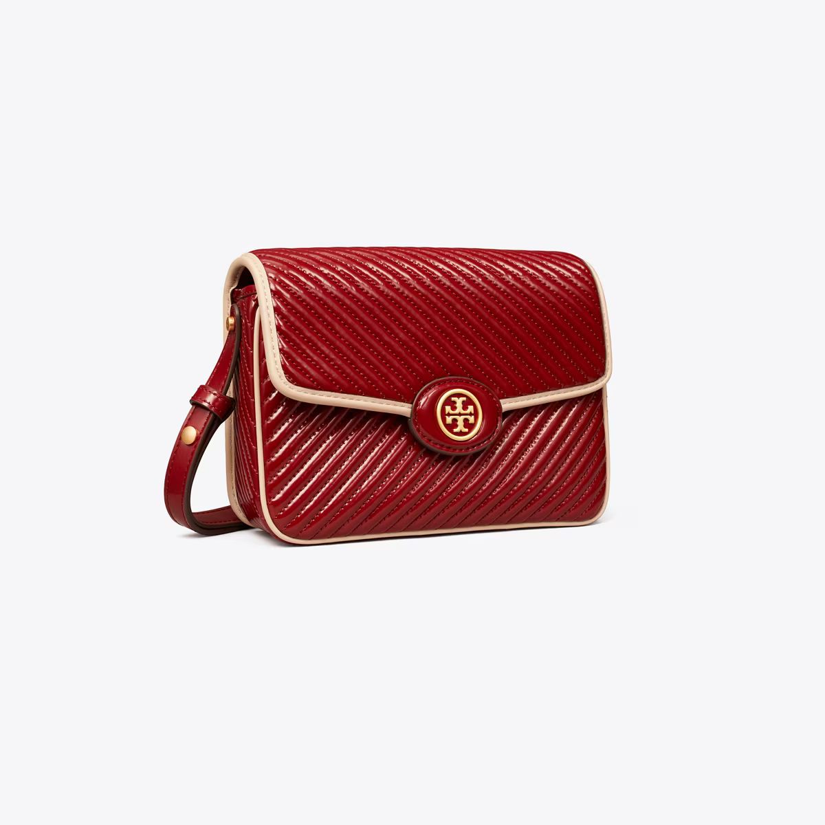 Robinson Patent Quilted Shoulder Bag: Women's Designer Shoulder Bags | Tory Burch | Tory Burch (US)