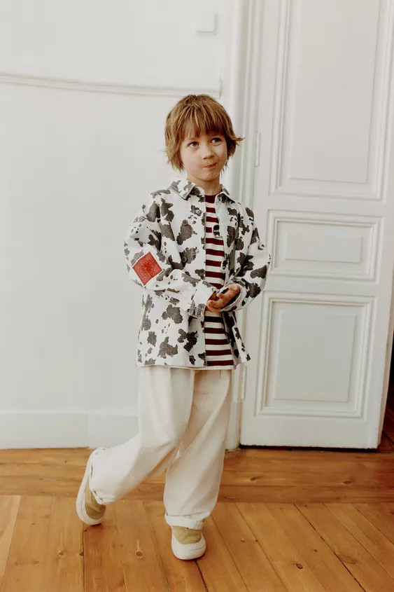 TOY STORY © DISNEY PIXAR COW PRINT TWILL OVERSHIRT | Zara UK