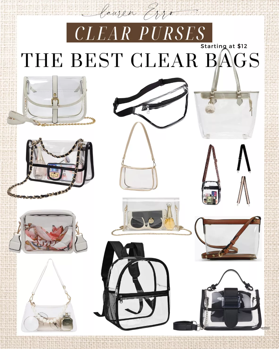 Bmnmsl Luxury Women Transparent Handbag Beach Bag Clear Jelly