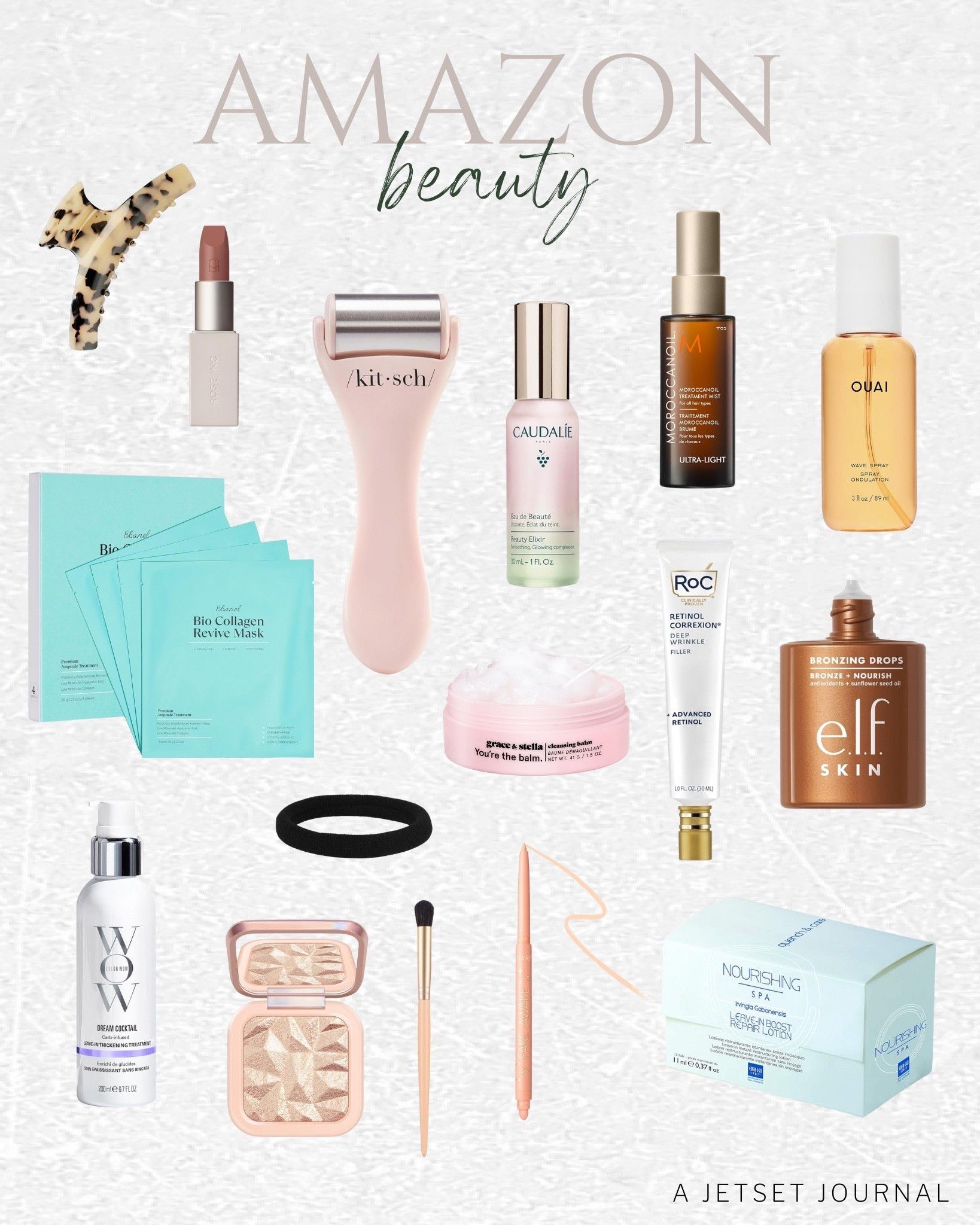 Beauty favorites that will quickly become part of your daily routine!
bio collagen mask, grace & stella cleansing balm, elf bronzer, treatment hair oil, fall beauty, fall makeup, beauty must have, beauty finds, transitional season, amazon beauty, affordable finds, amazon favorite

#LTKSeasonal #LTKFindsUnder50 #LTKBeauty