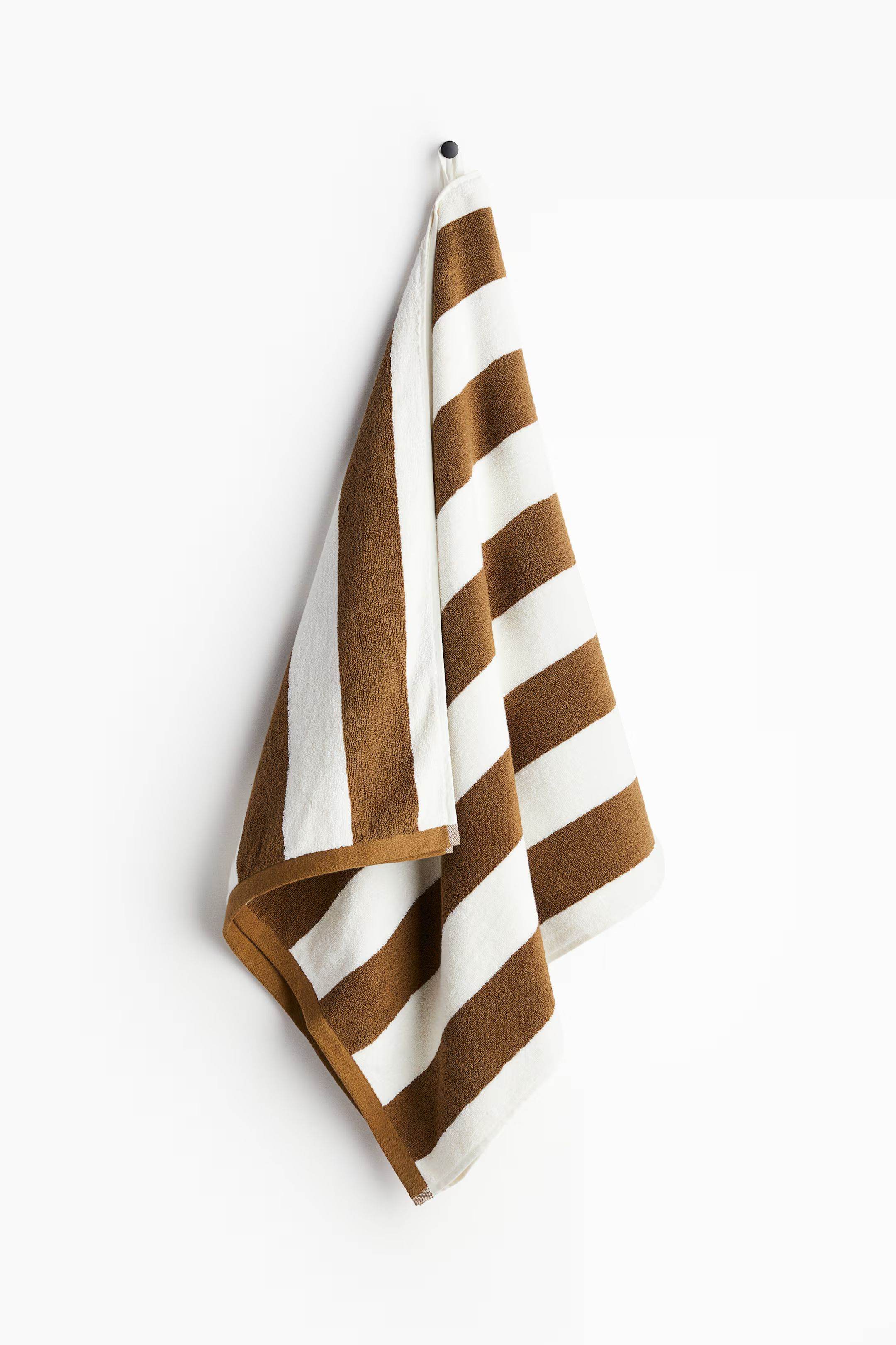 Bath towel - Brown/Striped - Home All | H&M GB | H&M (UK, MY, IN, SG, PH, TW, HK)