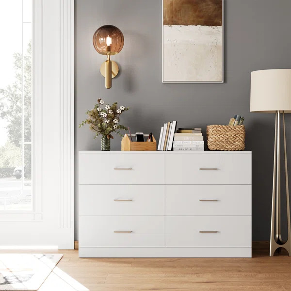 Alisen 6 - Drawer Double Dresser | Wayfair North America