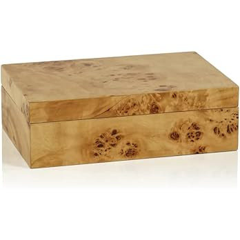 Zodax Leiden Burl Wood Design Decorative Box (Small 7.75") | Amazon (US)