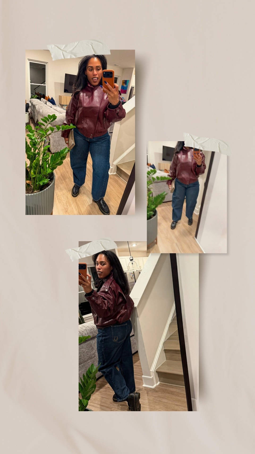 An @abercrombie vegan leather jacket paired with barrel jeans and Dr. Martens loafers — structured, relaxed, and easy to wear on repeat.
#abercrombiepartner

#LTKootd #LTKgrwm #LTKdayinmylife