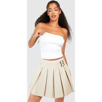 Womens Basic Rib Bandeau - White - 4 | boohoo (US & Canada)