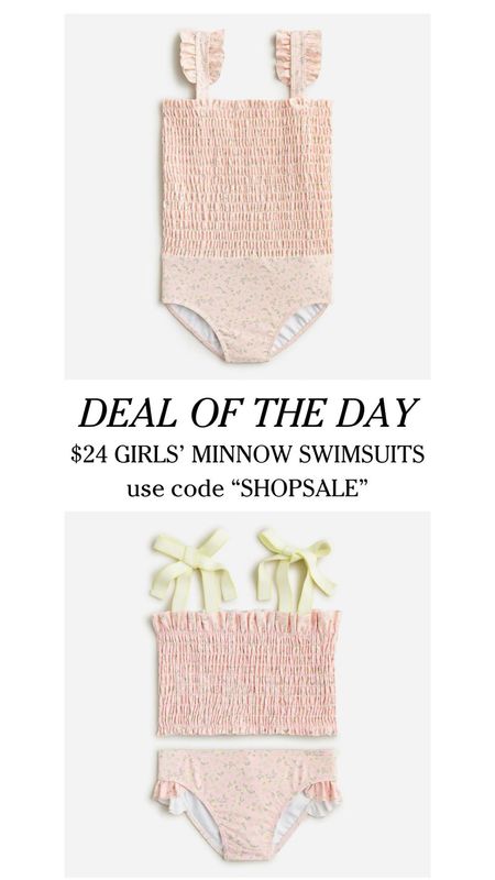 $24 minnow swimsuits for girls!! This HAS to be a mistake 🤯 use code “SHOPSALE" (I always size up so I can get 2 summers out of them.) 

#LTKsalealert #LTKfindsunder50 #LTKkids