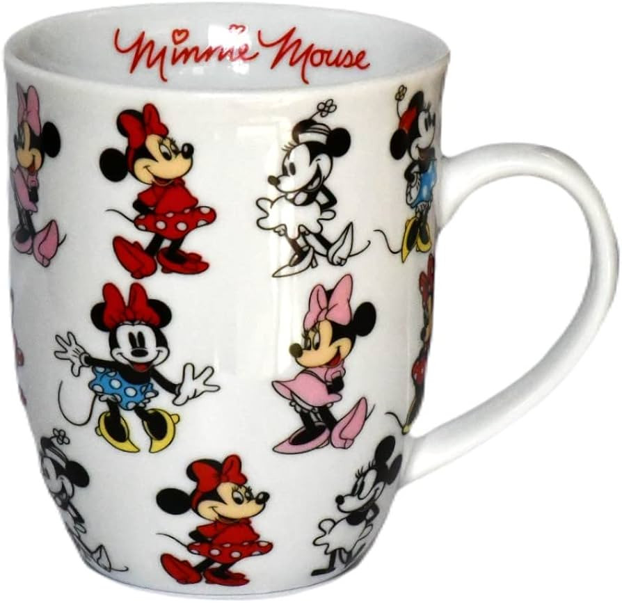 Disney Minnie Mouse Through The Years 16oz Porcelain Mug | Amazon (US)