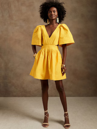 Open-Back Mini Dress | Banana Republic (US)