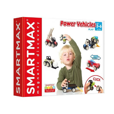 SmartMax Power Vehicles-Max Complete Set: Magnetic Building Set for Creative Thinking, 25 Pieces | Target