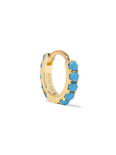 Maria Tash - 6.5mm 14-karat Gold Turquoise Earring - one size | NET-A-PORTER (UK & EU)