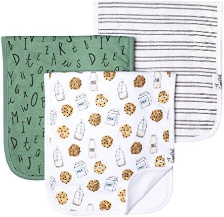 Baby Burp Cloth Large 21''x10'' Size Premium Absorbent Triple Layer 3-Pack Gift Set “Chip Set... | Amazon (US)