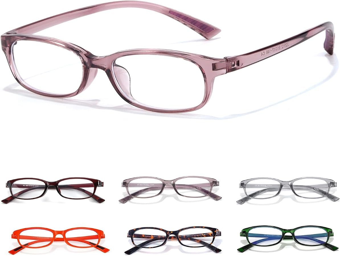 LVIOE Office-Siren Rectangle Blue Light Glasses for Women, Fashion Fake Clear Glasses. | Amazon (US)