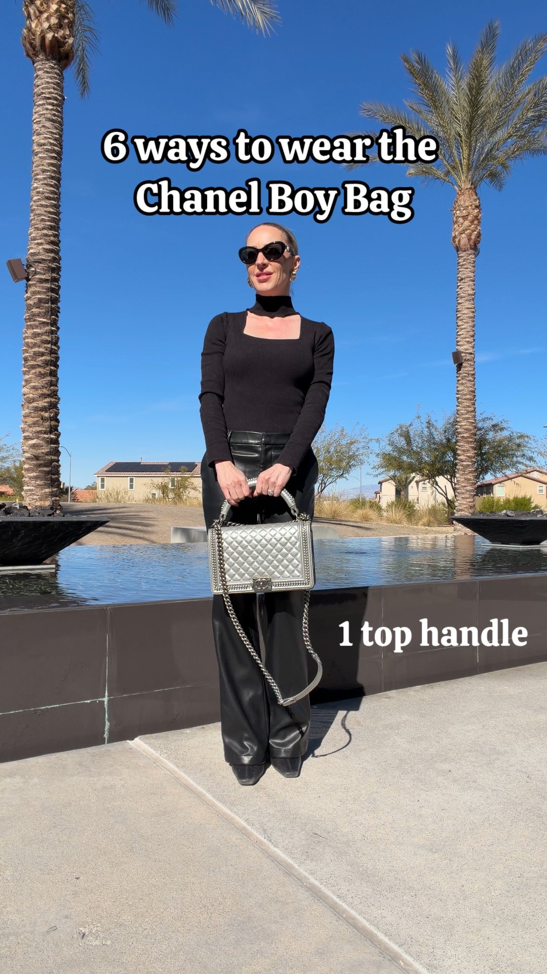 Think you know every way to carry your Chanel Boy Bag? Think again! Watch until the end for the SECRET 6th hack that completely changes how you can wear it (sorry I only explain and don't show it) 🤫 I’ve linked the black bodysuit, black leather pants and silver Chanel flap bag. Here are 6 ways to wear the Chanel Boy Bag in 2026 to get more use out of your investment. From the classic shoulder and crossbody to a game-changing strap hack most people miss. Whether you have the small, medium, or old medium, these Chanel bag hacks will help you maximize your cost-per-wear!

Subscribe for more luxury styling tips!

#LTKvlog #LTKSeasonal #LTKootd