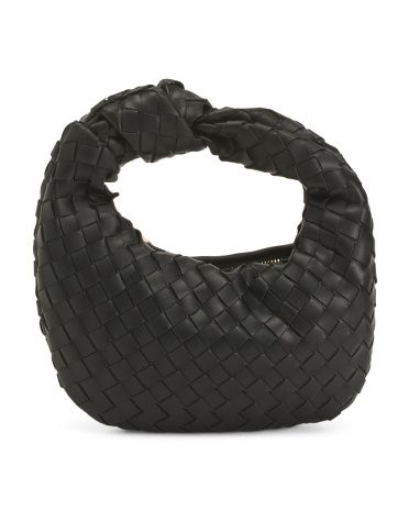 Tracey Woven Knot Handle Clutch | TJ Maxx
