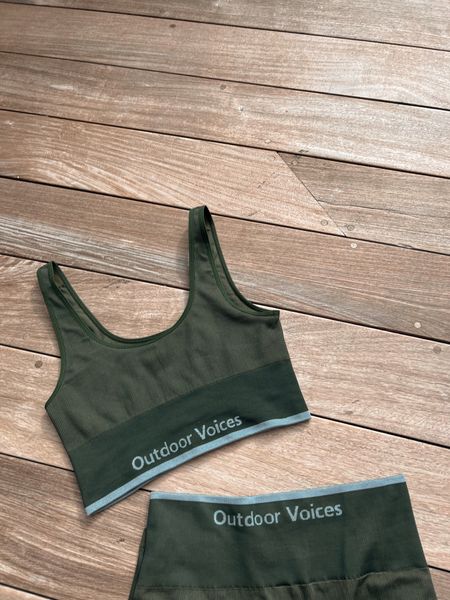 New Outdoor Voices is here for fall! Oh and in my favorite signature olive green color. Use my code MEGANANN20 for 20% off your first order. 

#LTKsalealert #LTKfit #LTKunder100
