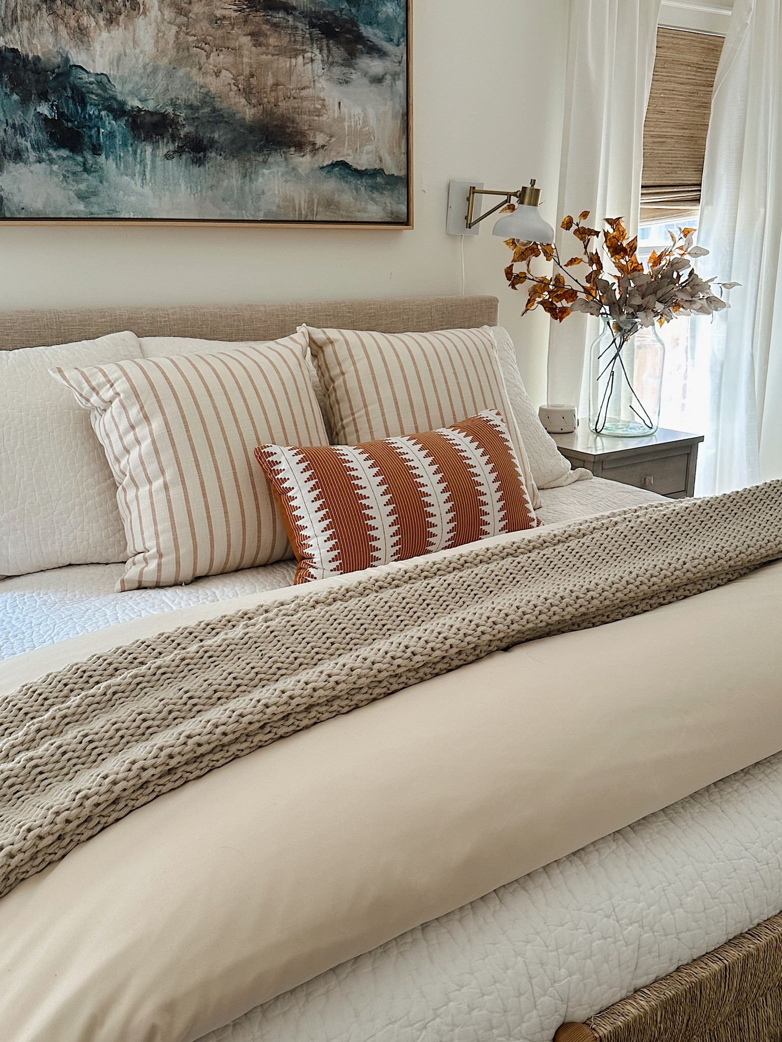 Fall bedroom look // amazon home // Amazon duvet set // Lindsay Letters artwork and use code SHEGAVEITAGO 

#LTKhome #LTKSeasonal #LTKunder50