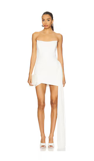 Lacey Mini Dress in White | Revolve Clothing (Global)