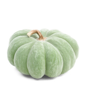 9in Flocked Pumpkin | Decor | Marshalls | Marshalls
