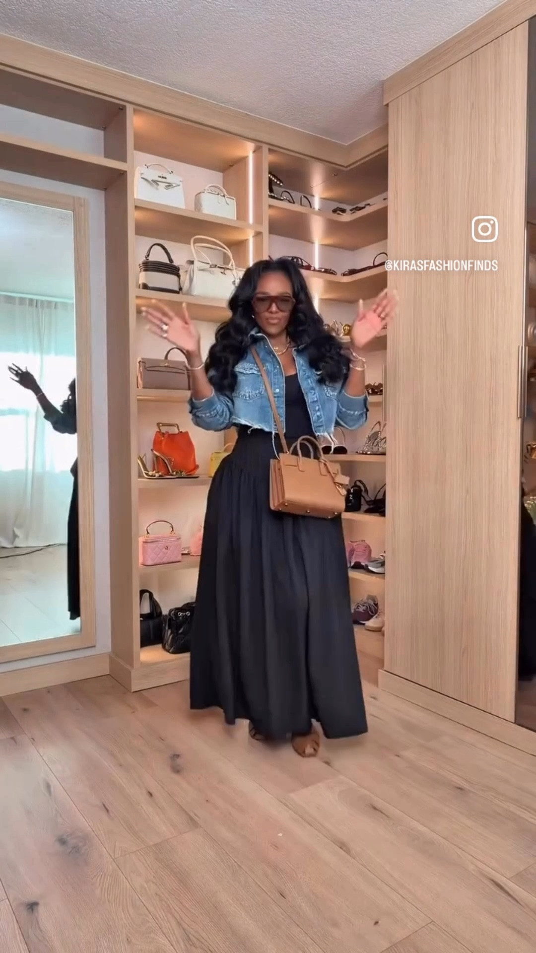 The Scroll to shop this elevated casual maxi look 🖤

A flowy black maxi styled with a cropped denim layer is one of those effortless outfits that instantly looks put together—easy to restyle in so many ways so your cost per wear keeps dropping every time.

Perfect for brunch, casual days, travel, or weekend plans.

📏 Measurements: 5’4”, 140 lbs, 34D bust, 27” waist, 40” hips

Follow me on Instagram and YouTube @kirasfashionfinds

#LTKPetite