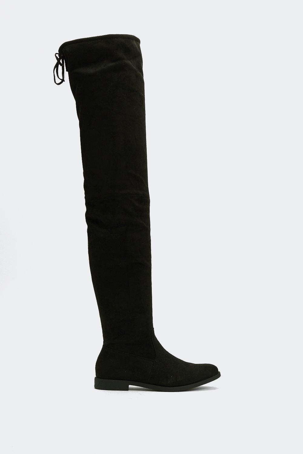 Womens Give It All You've Got Thigh-High Boot - Black | NastyGal (US & CA)