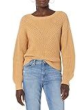 The Drop Women's Selena Cable Front Cropped Sweater | Amazon (US)