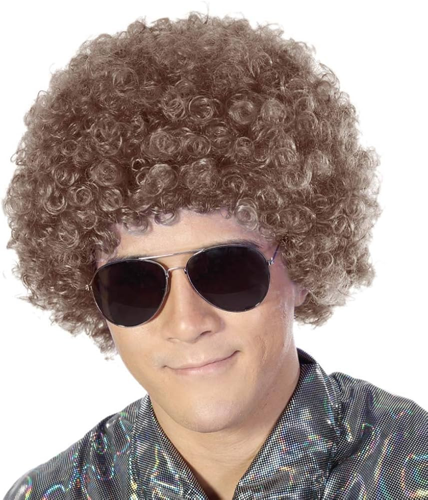 FREE BEAUTY Fluffy Afro Synthetic Clown Wig for Men Women Cosplay Anime Party Christmas Halloween... | Amazon (US)