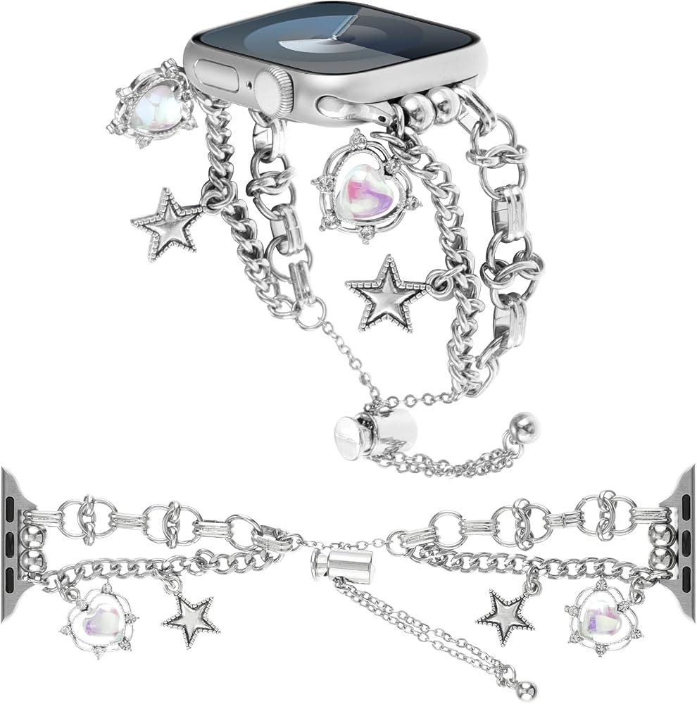 WONMILLE Bracelet Compatible with Apple Watch Band 38mm 40mm 41mm 42mm 44mm 45mm 49mm, Feminine C... | Amazon (US)