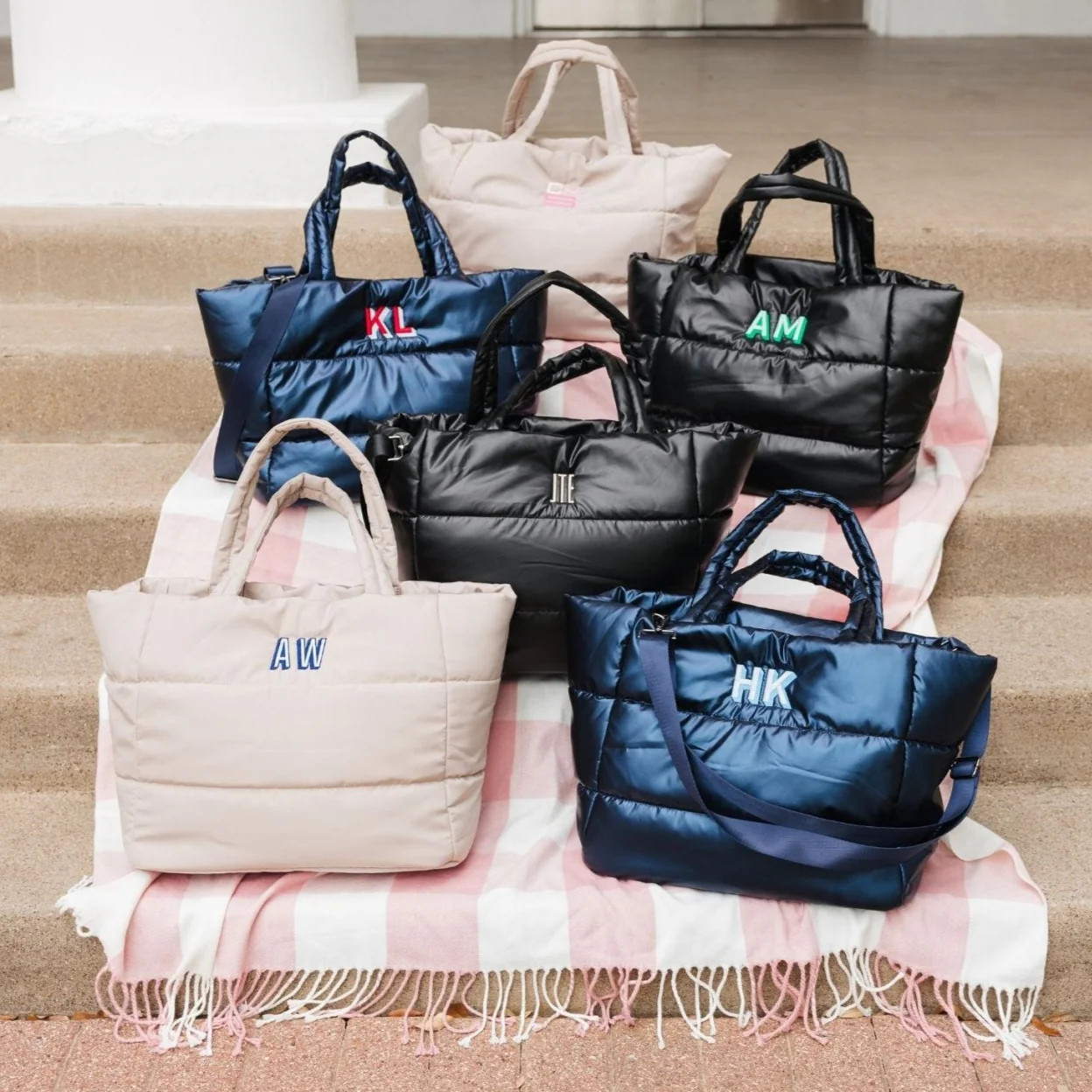 Puffer Tote | Sprinkled With Pink