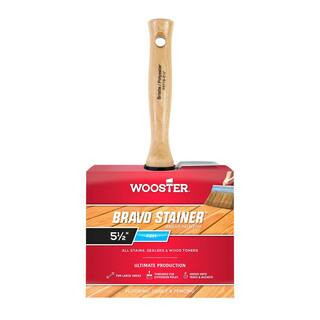 5-1/2 in. Bristle/Polyester Bravo Stainer Brush | The Home Depot