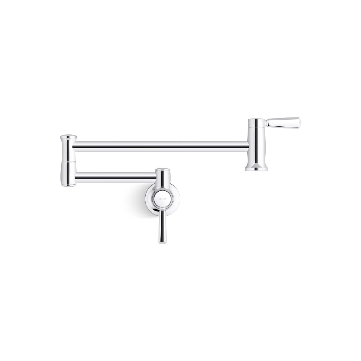 Wall-Mount Pot Filler Faucet, Swing Arm Kitchen Pot Filler Faucet K-35744-CP | Wayfair North America