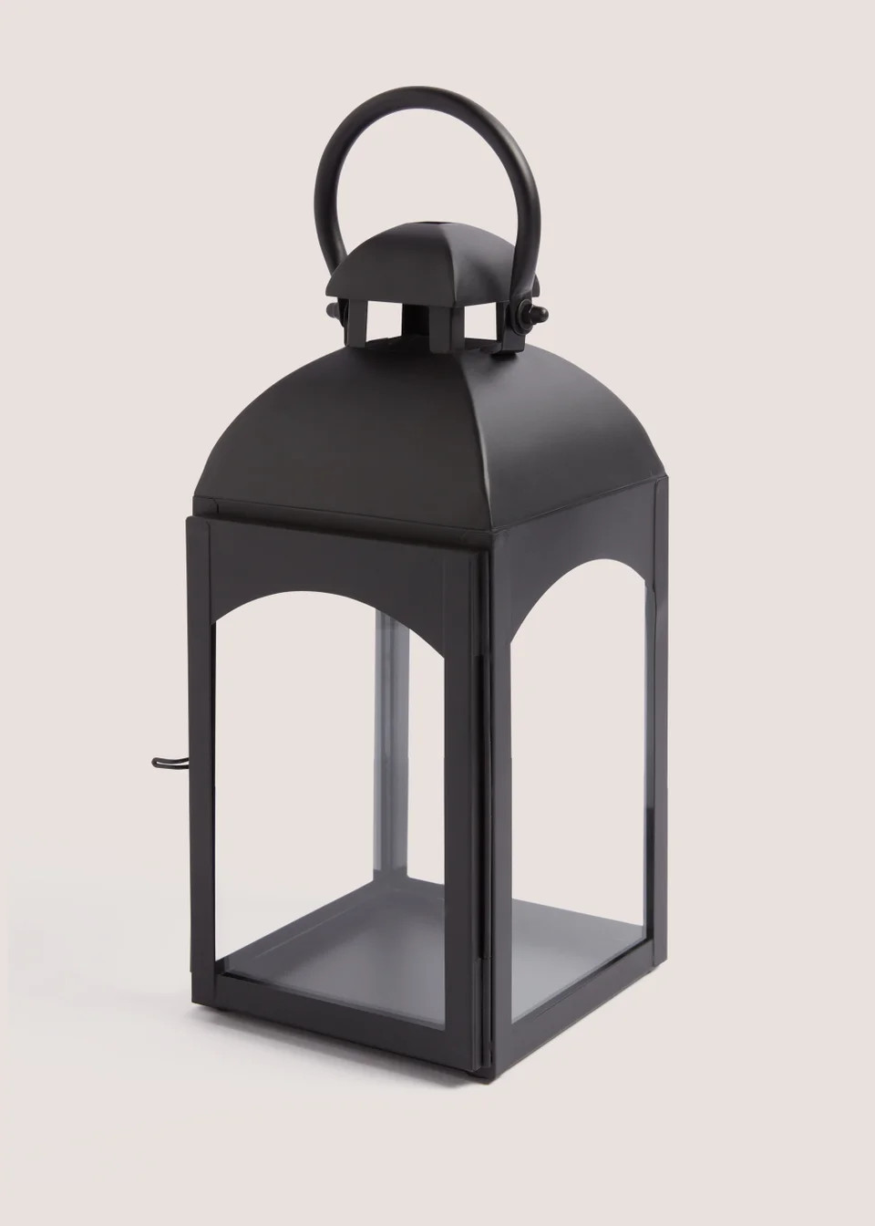 Small Black Lantern (13cm x 12cm x 31cm) | Matalan (UK)