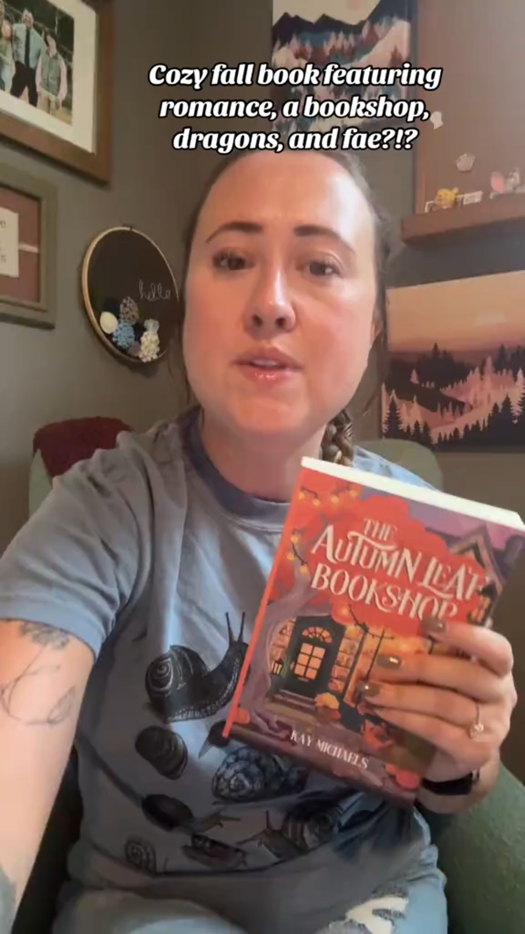 Settling into a cozy fall read