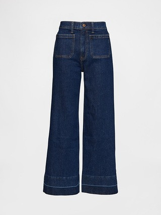 High Stride Wide-Leg Ankle Jeans | Gap (US)