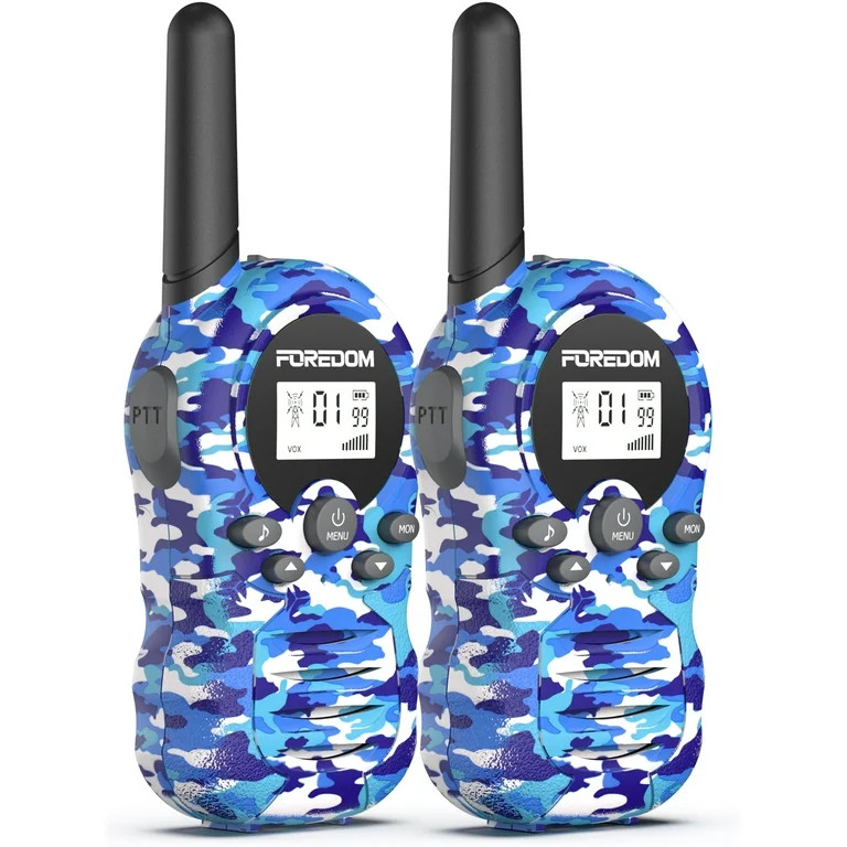 FOREDOM T388A Walkie Talkies for Kids, Kids 2-Way Radio Long Range for Boys & Girls, 2 Pack | Walmart (US)