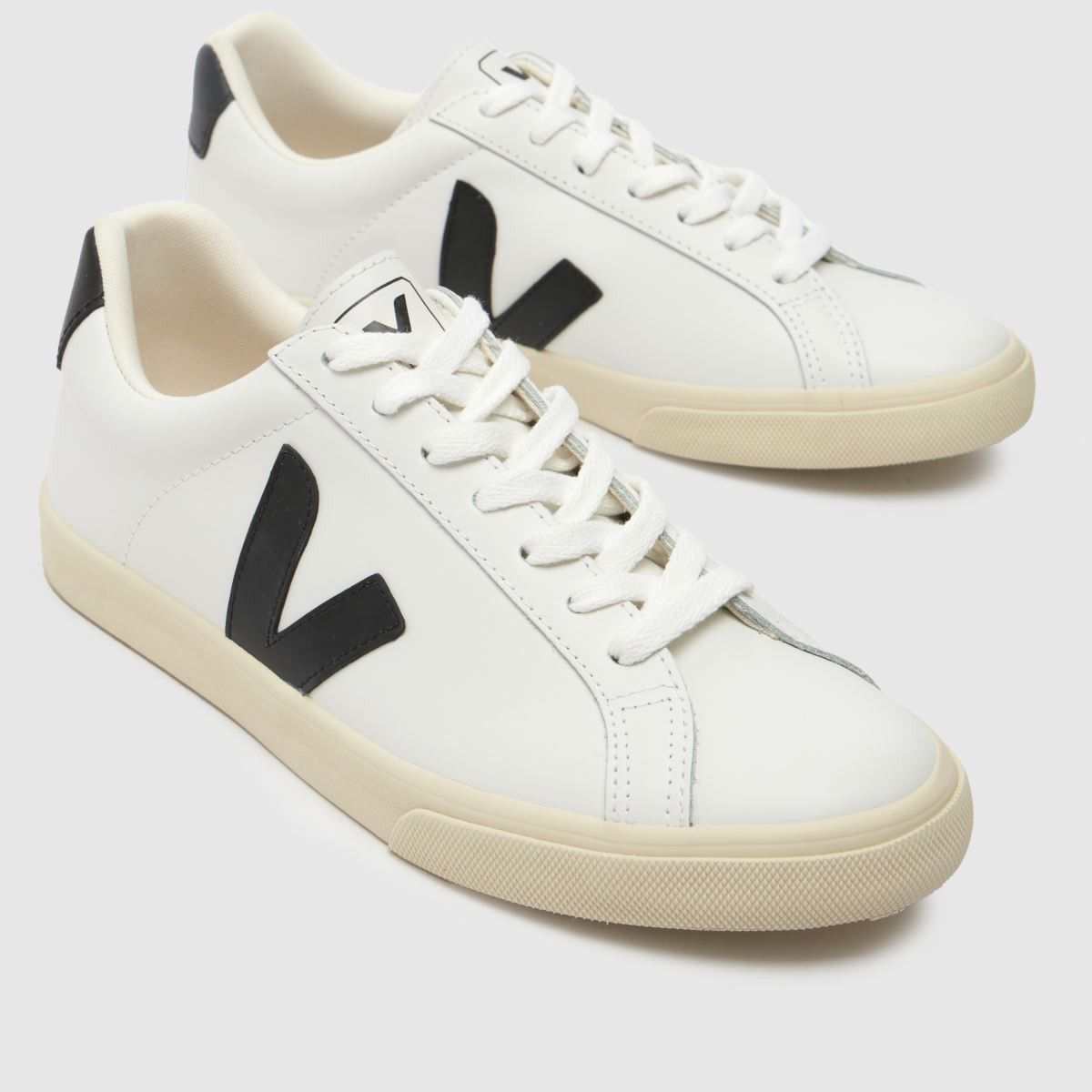 Womens White & Black VEJA Esplar Trainers | schuh | Schuh