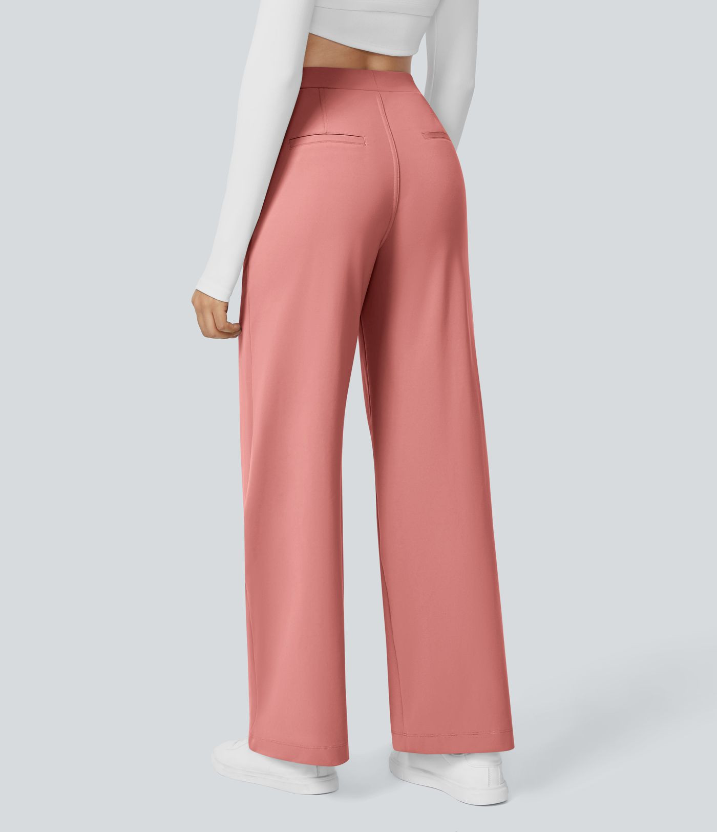 Halara Flex\u2122 DayStretch High Waisted Pocket Straight Leg Work Pants | HALARA