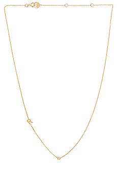 Asymmetrical Initial & Diamond Necklace
                    
                    BYCHARI | Revolve Clothing (Global)