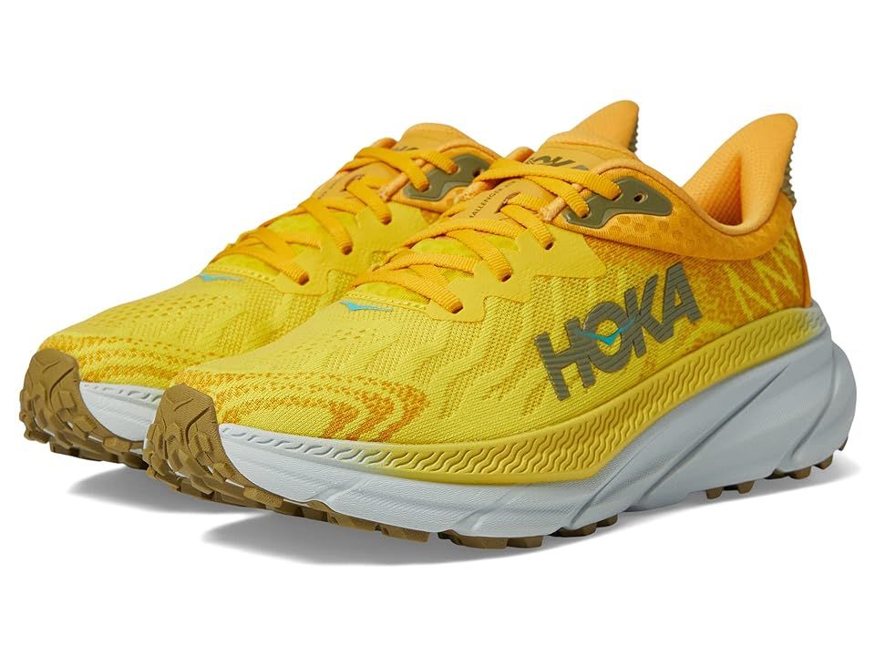 Hoka Men's Challenger 7 (Passion Fruit/Golden Yellow) Men's Shoes | Zappos