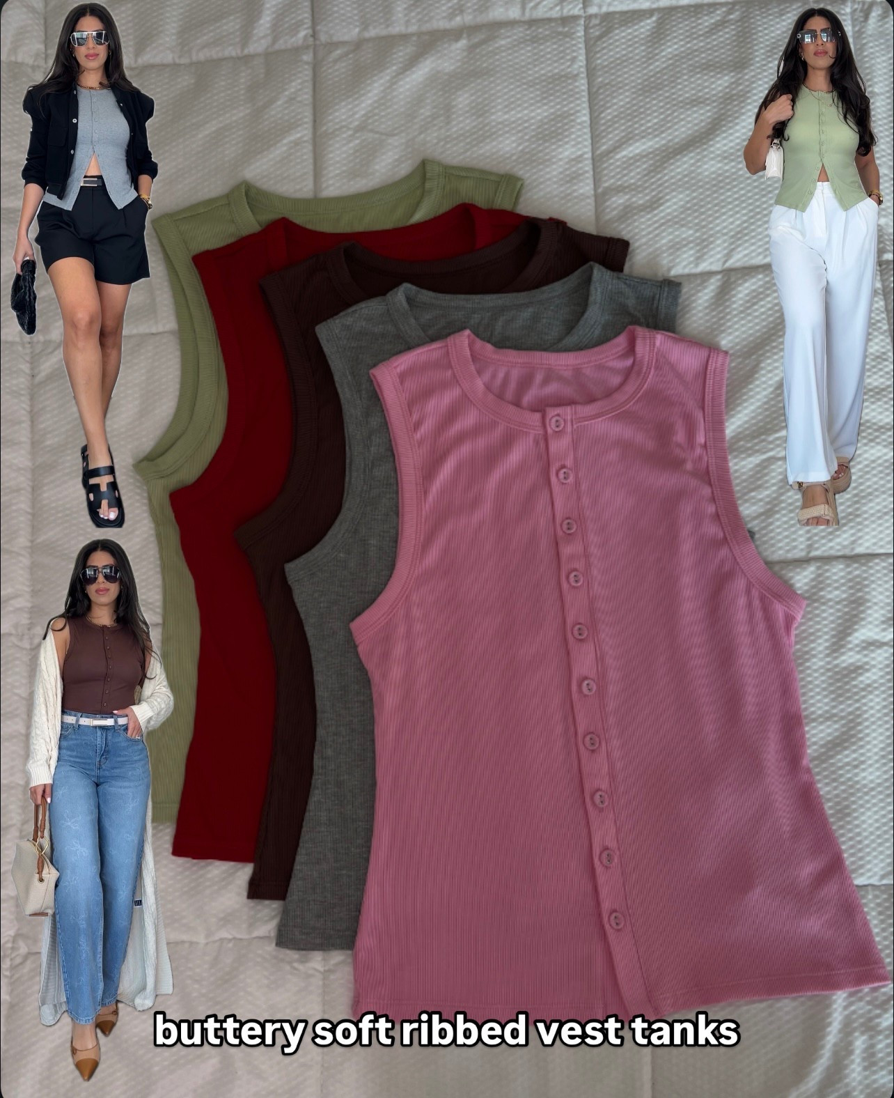 Must have Amazon ribbed vest tanks for spring 


#LTKFindsUnder50 #LTKSpringSale #LTKStyleTip