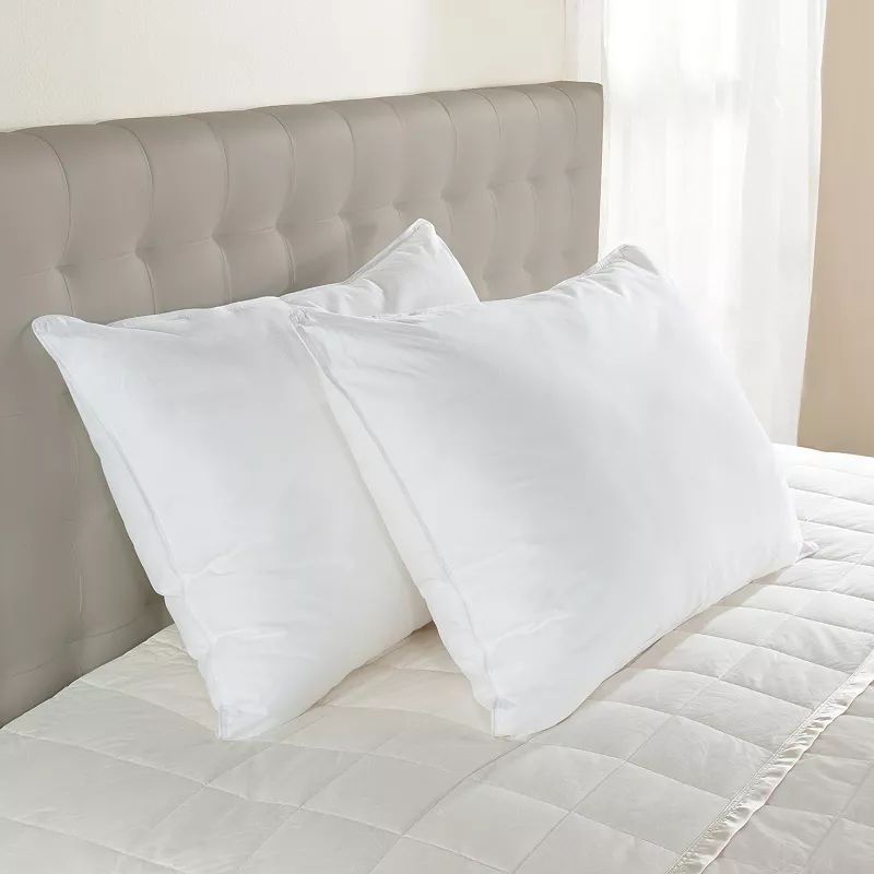 Downlite Medium EnviroLoft Down Alternative Pillow, White, King | Kohl's