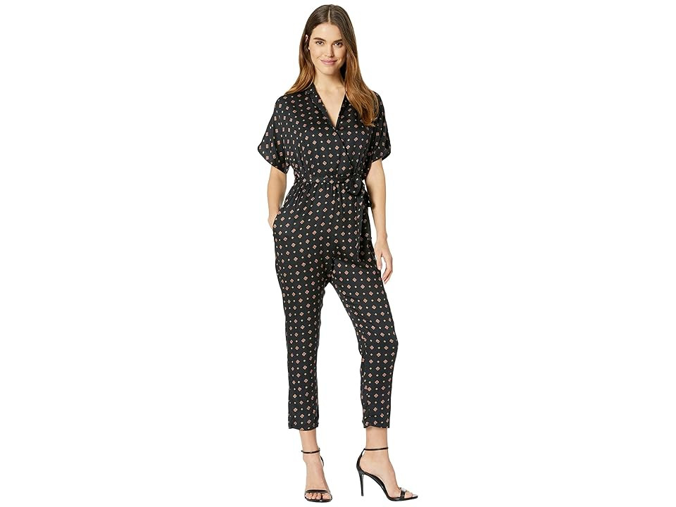 Billabong Bed Story Romper (Black) Women's Jumpsuit & Rompers One Piece | Zappos